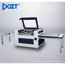 Décalage automatique de matériel de DT10086Non-mental découpant au laser de double-table et machine de découpage